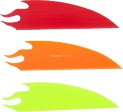 Flex Fletch Plastic Vanes "the Flame" (par 50)