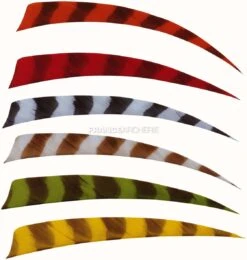 Trueflight Plume Naturelle 5" "Barred" (Shield)